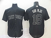 Yankees 18 Didi Gregorius Sir Mjg Black 2019 Players' Weekend Player Jersey,baseball caps,new era cap wholesale,wholesale hats
